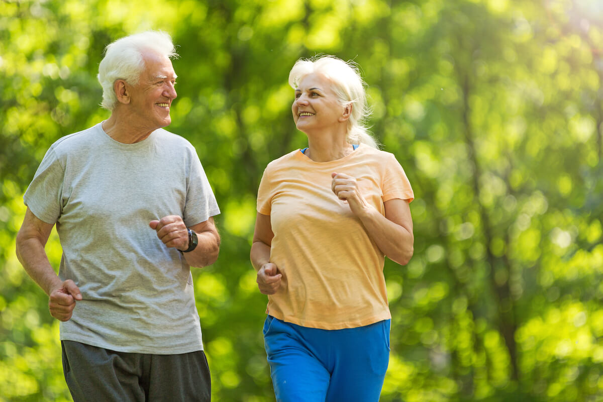 Origin - Senior Couple Exercising